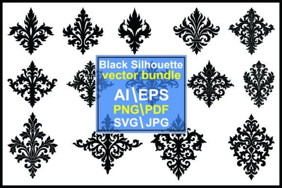 Elevating Digital Design with the Silhouette Damask Elements Bundle: A Strategic Asset for Modern Creators