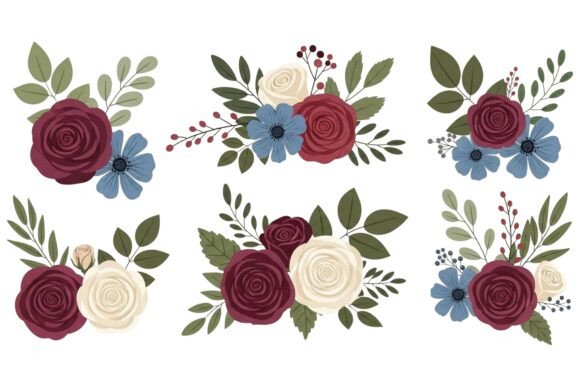 Evaluating the Red White Rose Vintage Bouquet Set for Creative Projects