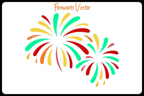Fireworks Explosion Vector Art