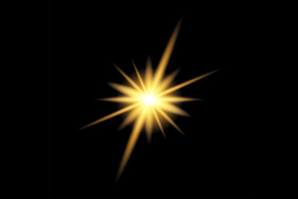 Golden Light Burst Effect: Elevate Your Designs