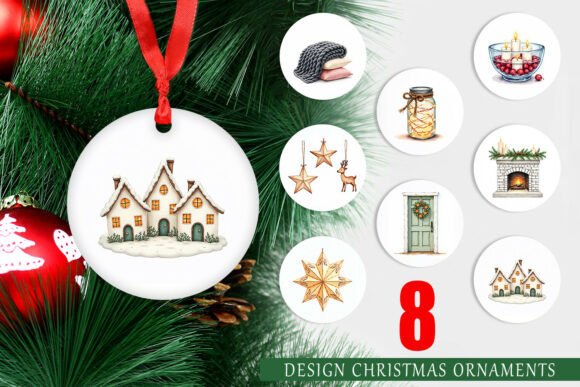 Hygge Winter Ornament Art Guide
