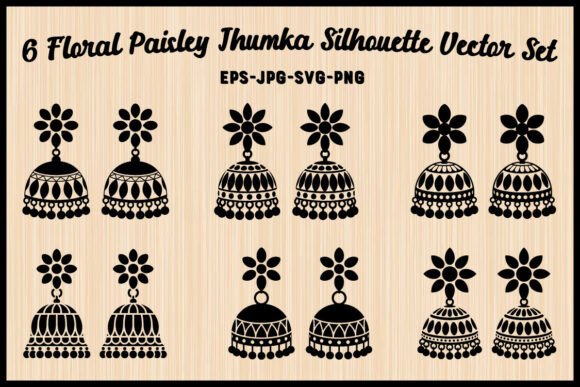 Jhumka Paisley Floral Vector Set: A Designer’s Guide to Ethnic Elegance