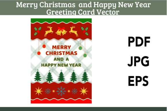 Mastering Holiday Communication with a Christmas New Year Greeting Card Vector