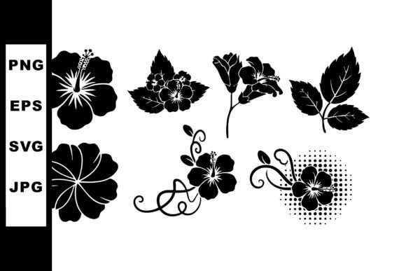 Mastering Visual Simplicity: A Guide to the Black Silhouette Hibiscus Flower Vector