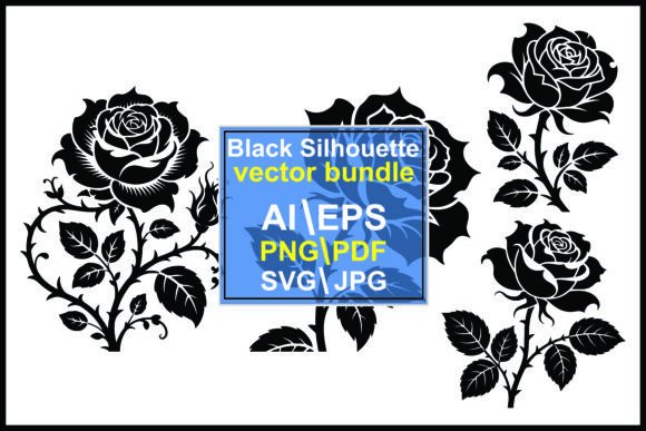 Rose Silhouettes with Leaves Collection: A Practical Guide for Designers and Creators
