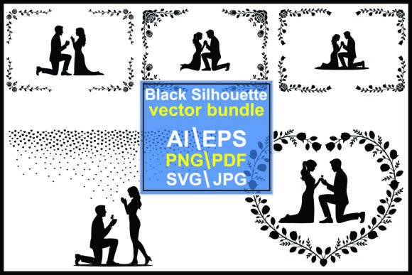 Silhouette Proposal Scenes with Floral: A Guide to Elegant Vector Illustrations