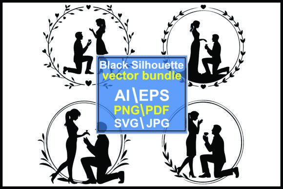 Silhouette Scenes of Marriage Proposals: A Visual Guide for Romantic Design and Storytelling
