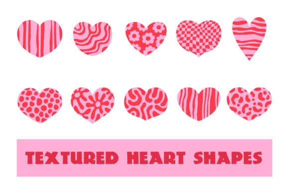 Textured Heart Shapes PNG Clipart: A Guide to the Girly Coquette Aesthetic