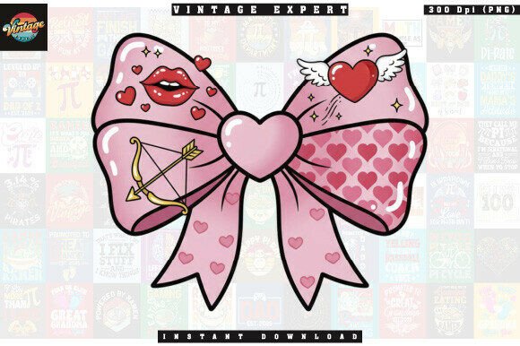 Unlocking Creativity with Love Lips and Heart Bow Illustrations: A Guide to Modern Valentine Design